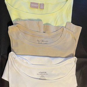 Chico's Ultimate Tee Short Sleeve Size 3 (XL)